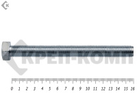 Болт полная резьба, цинк DIN933 16х160 пр.5,8 (5кг/19)