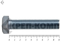 Болт полная резьба, цинк DIN933 20х 90 пр.8,8 (24кг/96)
