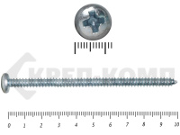 Шуруп с полукруглой головкой DIN7981 6,3х100 Фасовка (30шт)