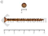 Саморезы Конструкционные, потай Torx, желтый цинк   3.0х 40 мм (500 шт) 