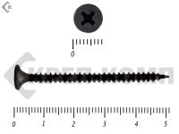 Саморез черный универсал 3,5х51 (5500шт)