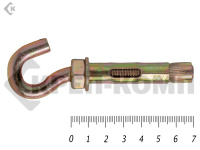 Анкер с крюком м10 12х 70 (5шт)