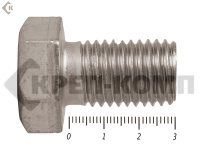 Болты с полной резьбой, нержавеющие DIN933 А2 20х 30 МОСКРЕП (1шт)