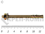 Анкер клиновой 10х130, желтый цинк (50шт) – фото