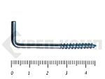 Шуруп с костылём L-образный 3,5 х 45 (700шт) – фото